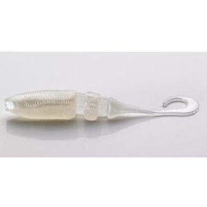 Shad Lake Fork Sickle Tail Baby Shad 2.25 inch.Pearl 15/pac