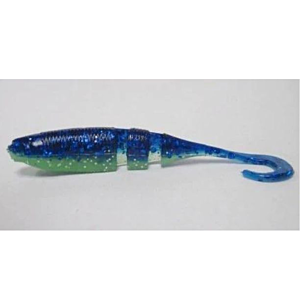 Shad Lake Fork Sickle Tail Baby Shad 2.25 inch.Blue Grass 15/pac