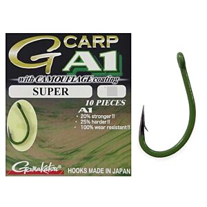 Carlige  Gamakatsu A1 Carp Green Super Nr.6