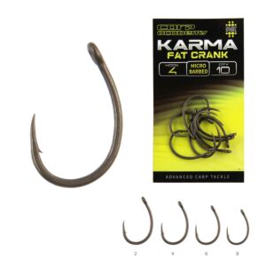 Carlige Carp Academy Karma Fat Crank 10buc/pac Nr.8