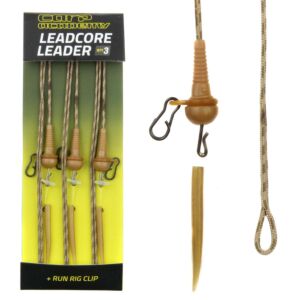 Set Montura Leadcore Carp Academy Run Rig 3buc/pac