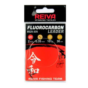 Strune Reiva Fluorocarbon 2buc/pac. 30cm/0.45mm