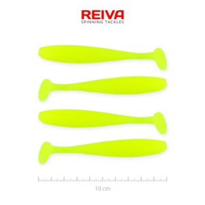 Shad Flash Reiva 10cm 4buc/pac. - Lemonade