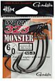 Carlige Gamakatsu Worm-323 Monster Black Nr.5/0 4/plic