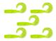 Twister Nevis 7.5cm 5buc/pac. Verde Neon Glitter