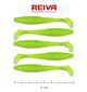 Shad Reiva Zander Power 8cm 5buc/pac.Verde Neon-Sclipici