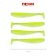 Shad Flash Reiva 10cm 4buc/pac. - Flash Lemonade