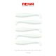 Shad Flash Reiva 7.5cm 5buc/pac. - Classic White