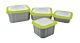 Cutie Pentru Momeala Matrix Grey/Lime Bait Boxes Solid Tops 1.1pt/0.65 litri