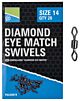 Varteje Preston Diamond Eye Match Swivels Nr.10