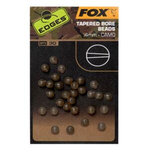 Camo Fox Tapered Bore Beads 4mm x30