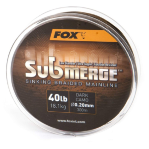 Fir textil Fox Submerge Sinking Braided Mainline 0.20mm/Dark Camo