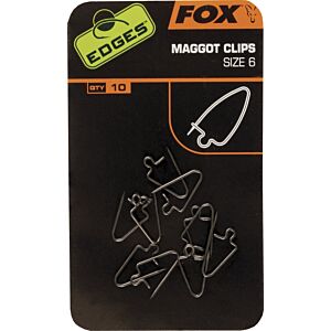 Fox Edges Maggot Clips Marime 6 x 10